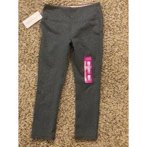 New Marika Sport Women Capri Leggings cheetah gray